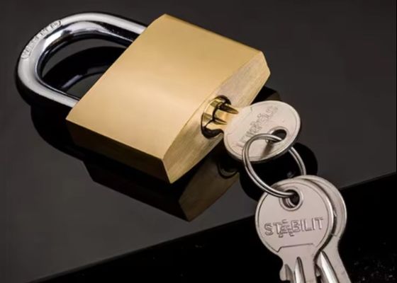 Fermeture à glissière en cuivre de sécurité 20 mm en laiton en vrac ODM