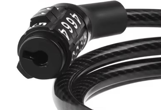 Code d'accès Fermeture à glissière à vélo réinitialisable Fermeture à câble combinée