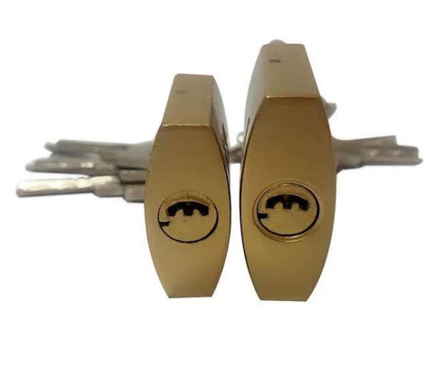 En vrac Petit cadenas de cuivre de marine à clé identique 3 paquets
