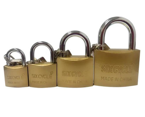 En vrac Petit cadenas de cuivre de marine à clé identique 3 paquets
