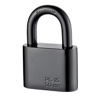 Fermetures de sécurité en fer de haute sécurité avec clé électrophorétique noire de 40 mm