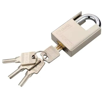 Des cadenas de sécurité enveloppés en alliage de zinc