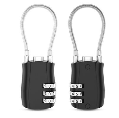 Combinaison de serrure de bagages légère reconnue par la TSA 30 mm