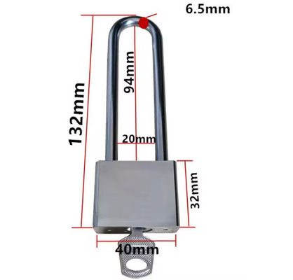 Fermeture en cuivre en acier inoxydable à longue chaîne 40 mm