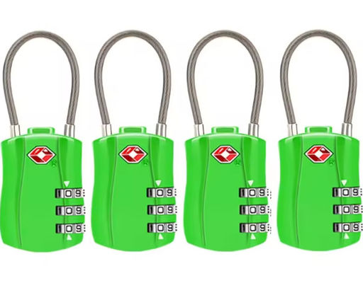 3 Fermeture numérique de combinaison de bagages Fermeture de valise Tsa approuvée