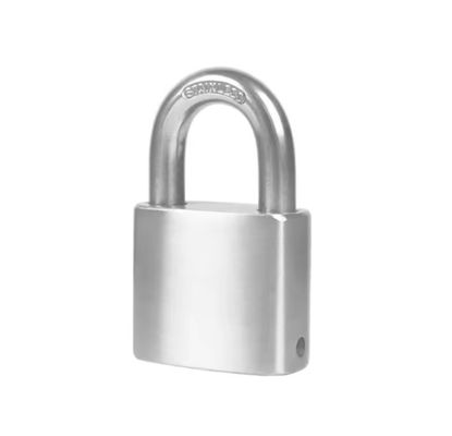 Fermeture en argent, fermeture en acier inoxydable, mini-verrouillage avec une clé de 25 mm.