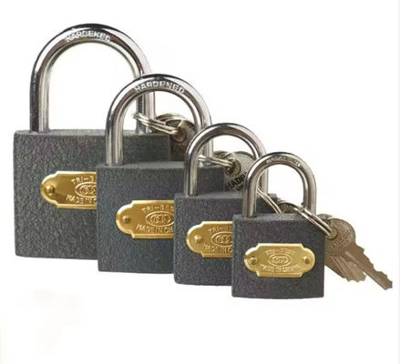 Fer 40 mm clés comme des cadenas pour porte d'entrepôt résistant à la rouille