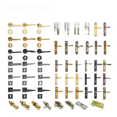 Fermeture de porte à double cylindre en zinc Fermeture à serrure en zinc Fermeture à serrure en fermeture à serrure à clé