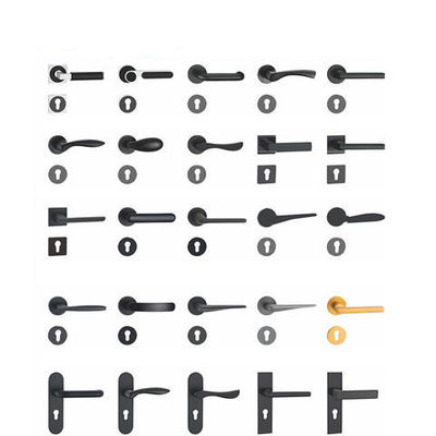 Fermeture de porte à double cylindre en zinc Fermeture à serrure en zinc Fermeture à serrure en fermeture à serrure à clé